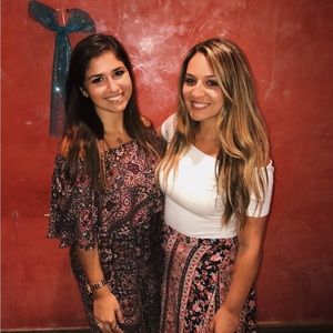 Vici collection patterned off shoulder jumpsuit, lightweight